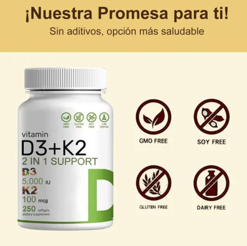 ✨ Vitamina D3K2 Plus™ - La combinación que tu cuerpo necesita en OFERTA !!✅