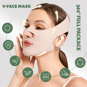 V-Line Pro™ Faja Modeladora de Rostro- ¡Menos papada, mas estilo!