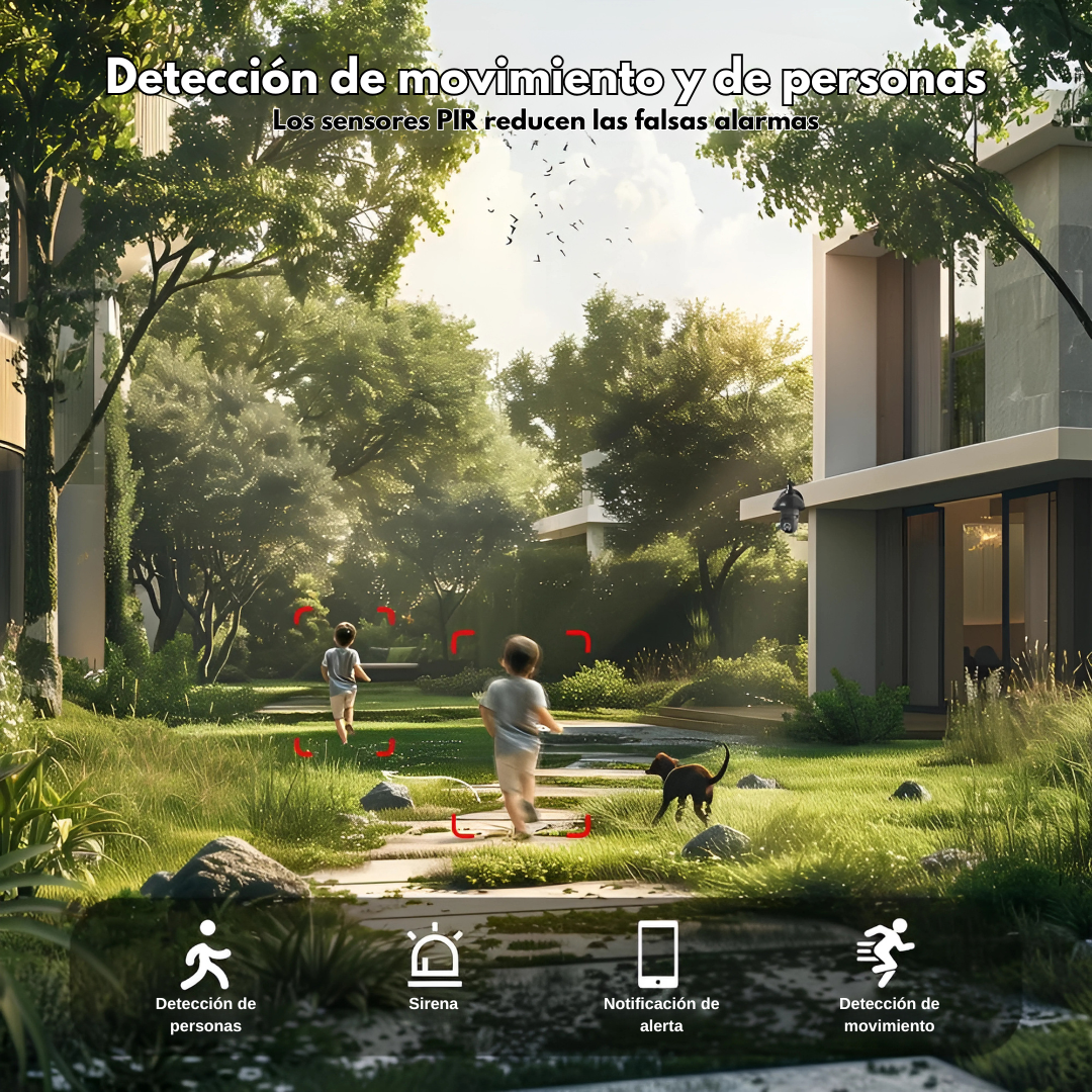 Guardián360™ – Cámara Bombillo con Visión Panorámica y Alerta Móvil