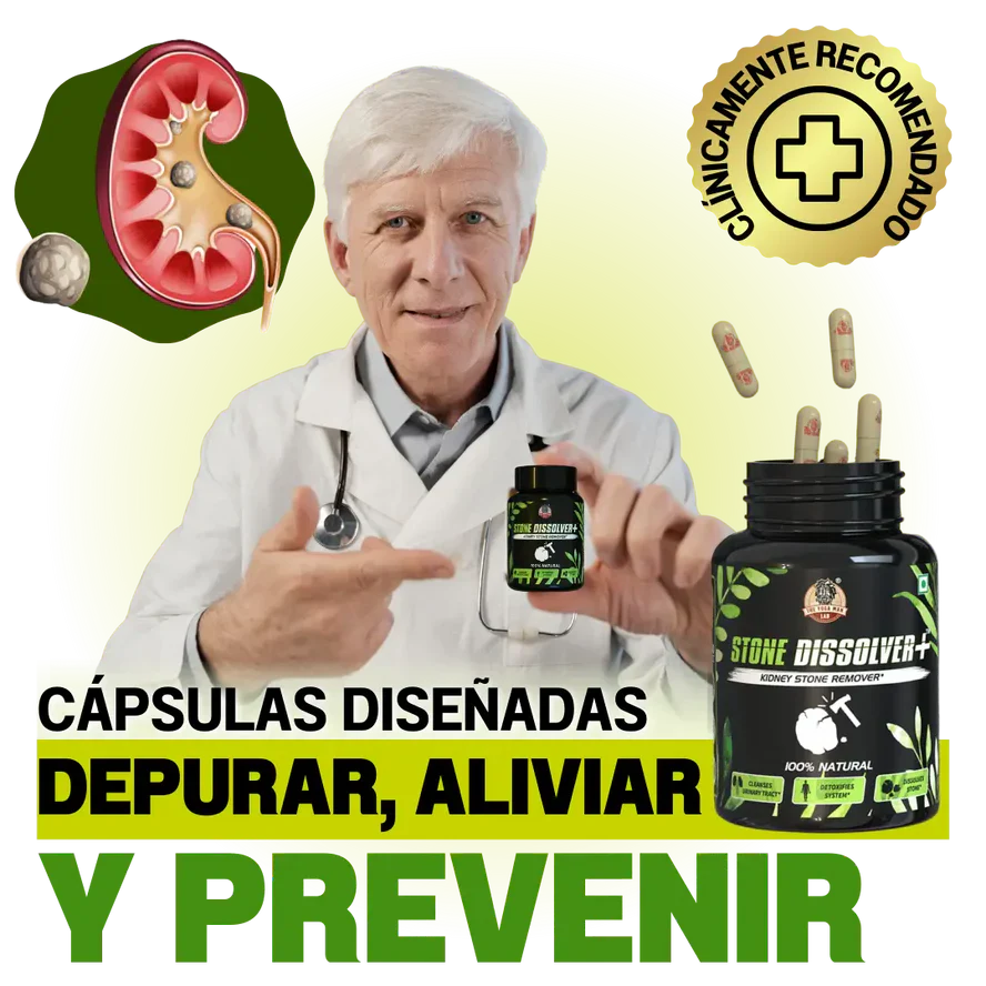 Stone Dissolver™ - Disuelve Cálculos, Alivia Dolor y Mejora el Flujo Urinario