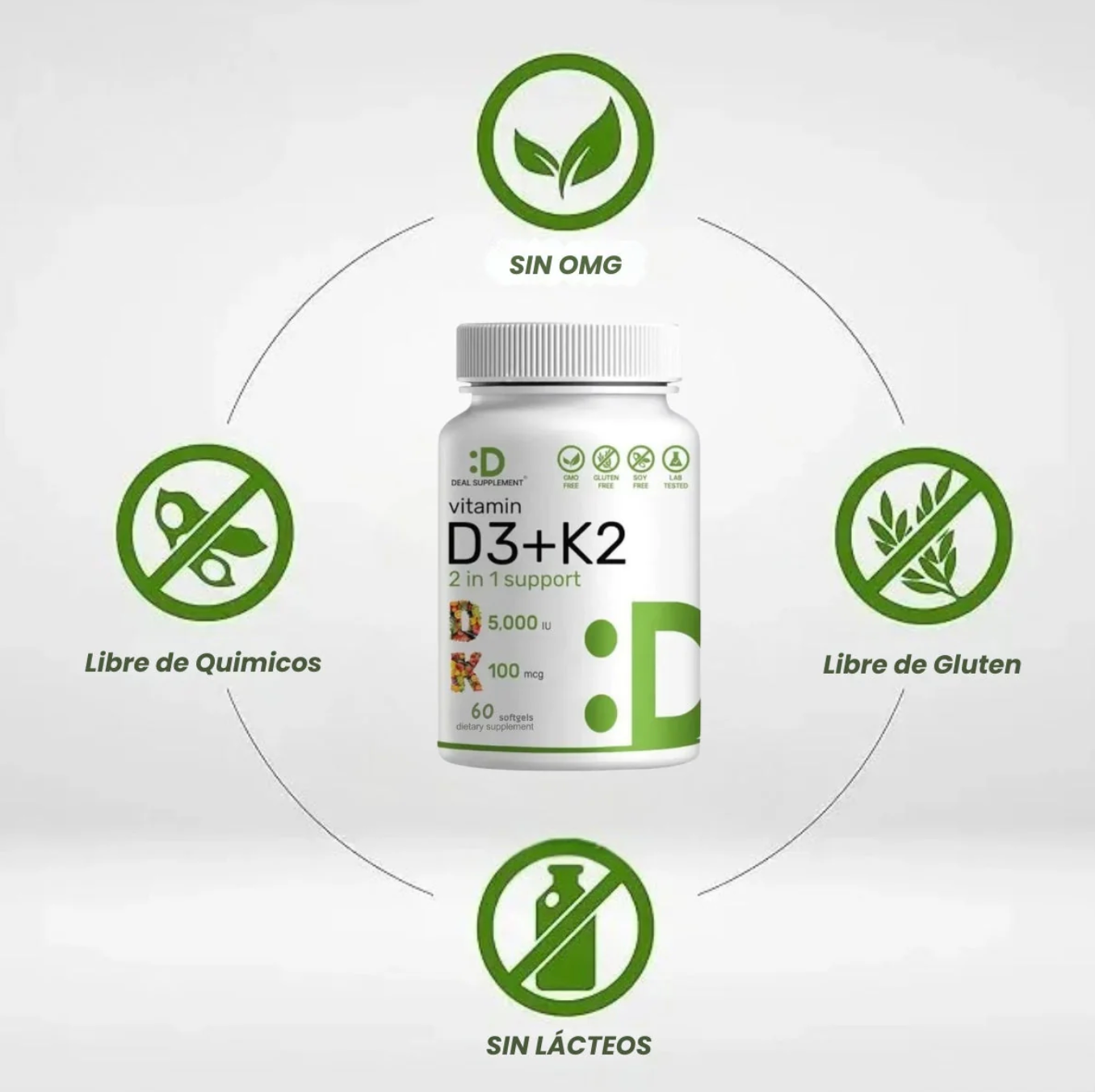 ✨ Vitamina D3K2 Plus™ - La combinación que tu cuerpo necesita en OFERTA !!✅