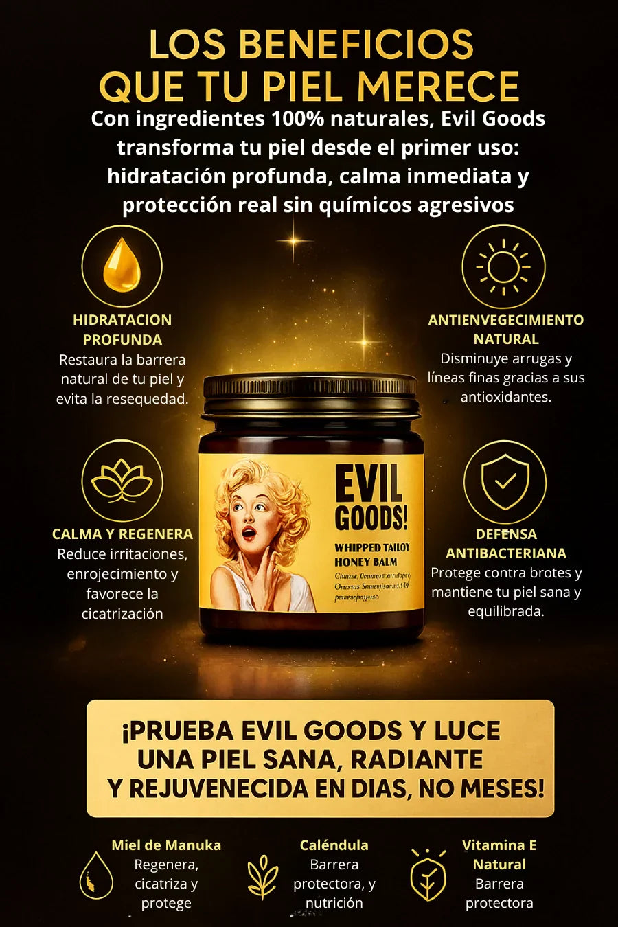 Evil Goods® - ¡¡Reduce arrugas. Elimina acné. Mejora tu piel!!